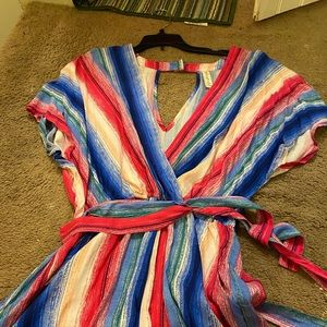 Striped romper